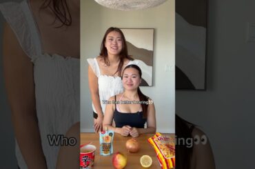 Guess the food challenge👀 #sister #sisters #sistergoals #foodie #foodies #foodlover #funny #fun