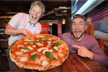 TRYING TO BEAT THE SLICE RECORD AT GORDON RAMSEY'S PIZZA RESTAURANT
