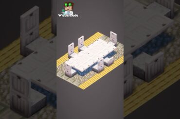 How to build a modern dining table in Minecraft 🍽️#build #builds #table #minecraftbuilds #ideas
