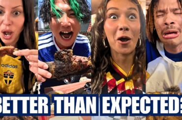 World Cup Tourists Try REAL American Food