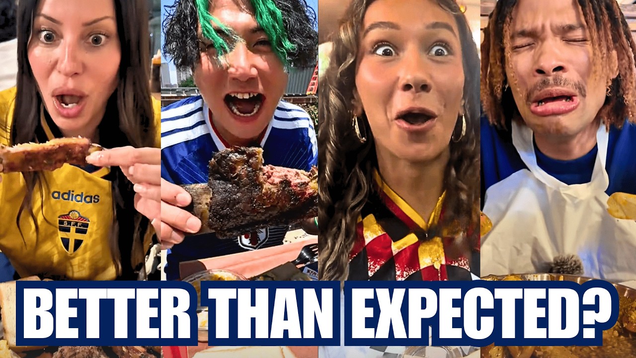 World Cup Tourists Try REAL American Food World Cup Tourists Try REAL American Food