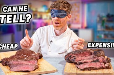 Cheap vs Expensive Steak… Can a Chef Tell Blindfolded?