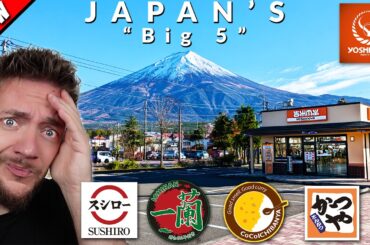 Japans 5 Fast Food Chain Restaurants Explained for Americans 🇯🇵 (Full Guide)