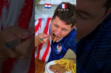 France vs Paraguay Food