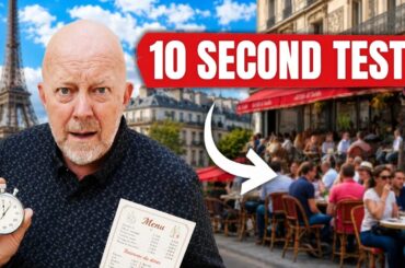 Never Eat at These Paris Restaurants! (The 10-Second Test)