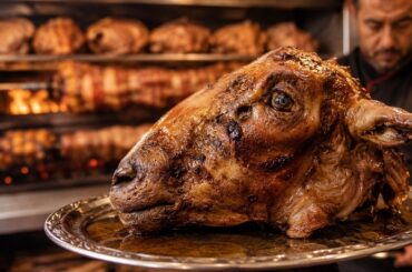 Turkey's Most Unusual Restaurant 😱 Roasted Sheep Head, Brain & Eyes! | Street Food Story