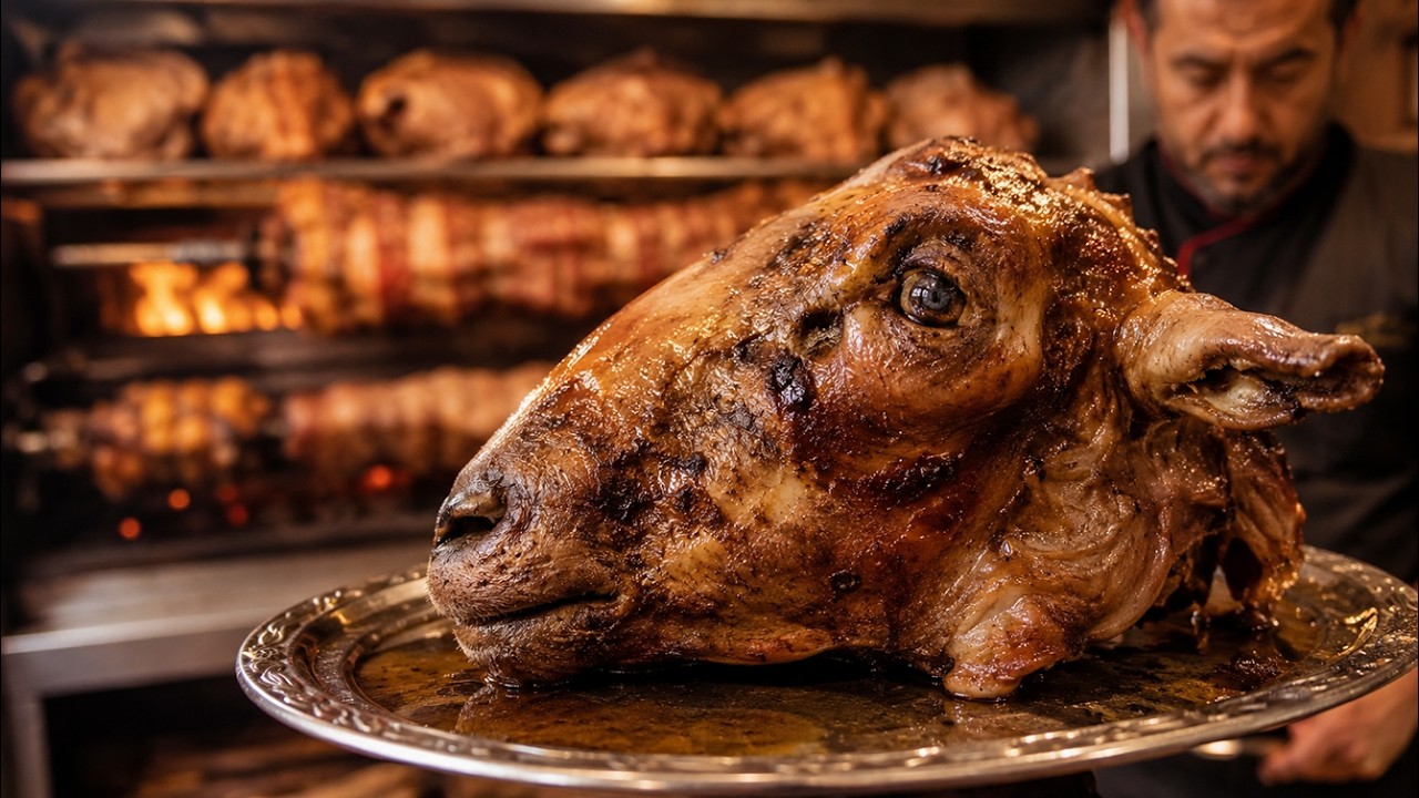 Turkey’s Most Unusual Restaurant 😱 Roasted Sheep Head, Brain & Eyes! | Street Food Story Turkey's Most Unusual Restaurant 😱 Roasted Sheep Head, Brain & Eyes! | Street Food Story