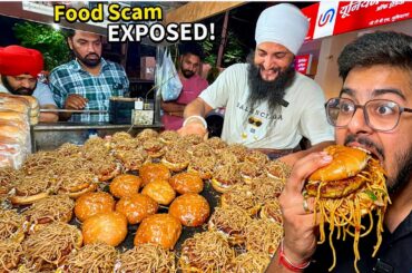 Only 2 घंटे Sale 😍 Mr Burger Singh ka Punjabi Noodles Burger | Street Food India