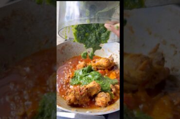 Chicken with lai & kadipatta #cooking #shorts #highlights #ytshorts
