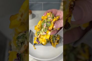 viral corn tacos recipe 🌽 #corn #recipe #food #cooking #easyrecipe #shorts #tacos #snacks #foodie