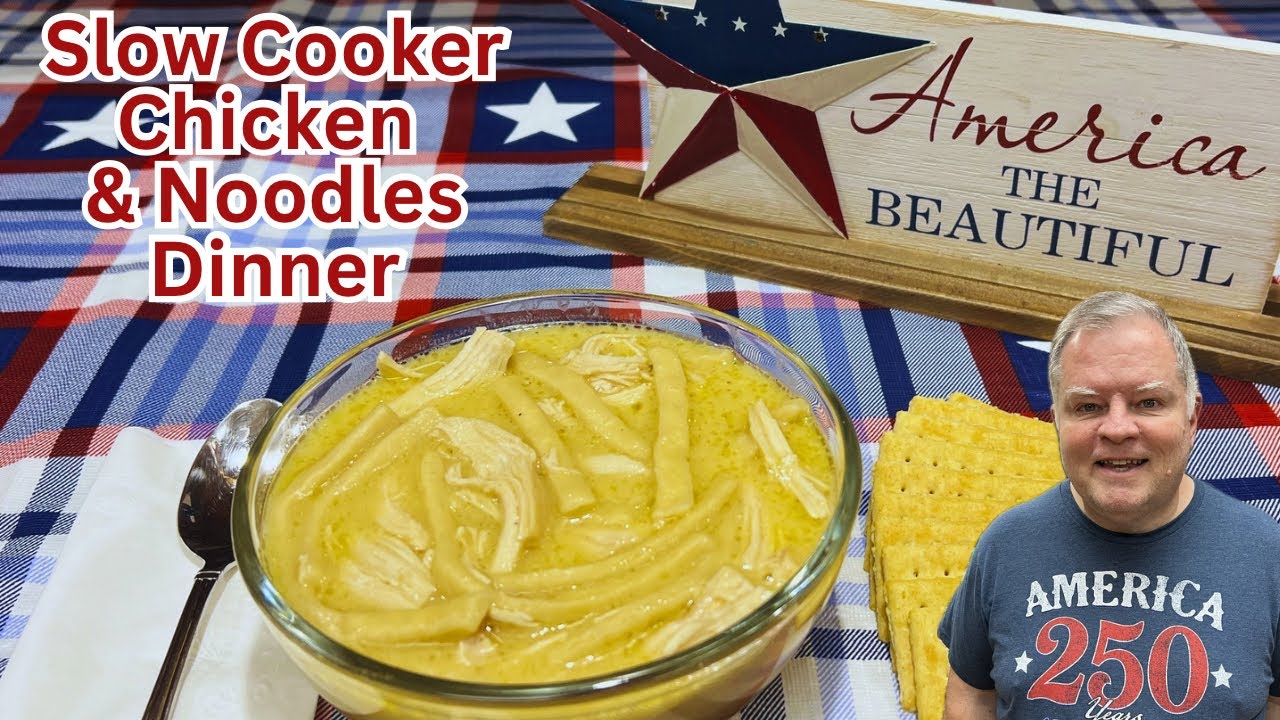 Chicken & Noodles Dinner-Slow Cooker Summer Series-Simple to Put Together & A Meal You Will Love! Chicken & Noodles Dinner-Slow Cooker Summer Series-Simple to Put Together & A Meal You Will Love!
