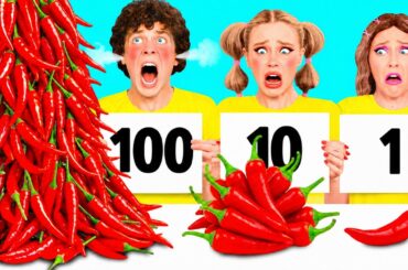 100 Layers of Food Challenge | Awesome Culinary Recipes by BaRaDa Challenge