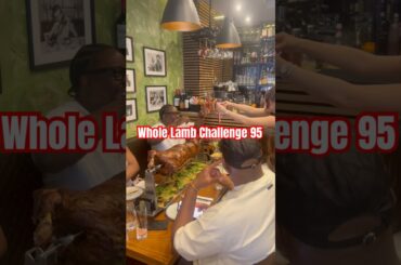 Whole Lamb Challenge #95 @GodaLondon 🔥❤️An unforgettable dining experience with your family.