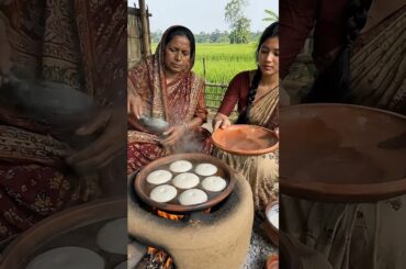 Traditional Chitoi Pitha Making in Bangladeshi Village |  #shorts #recipe #cooking #ChitoiPitha