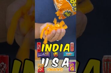Snacks🍫#food #foodie #foodvlog #minivlog #india #usa #comparison #snacks #drink #chocolate #shorts