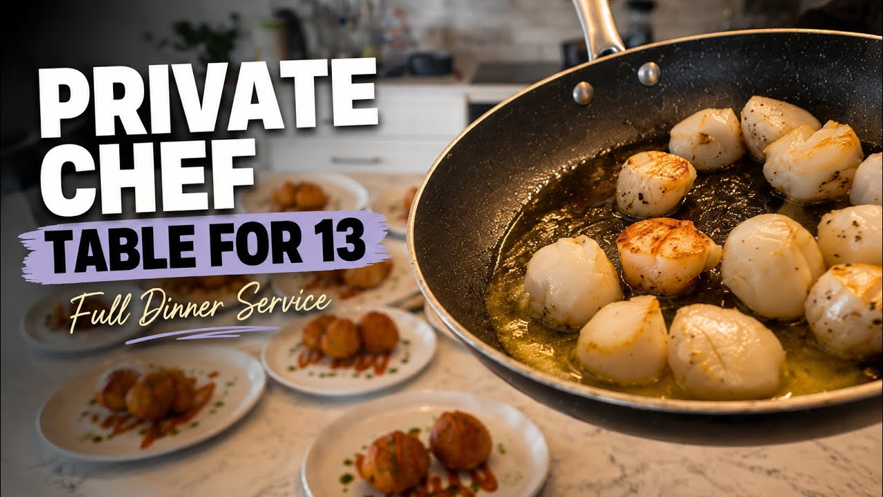 PRIVATE CHEF TABLE FOR 13 | Full Dinner Service from Start to Finish PRIVATE CHEF TABLE FOR 13 | Full Dinner Service from Start to Finish