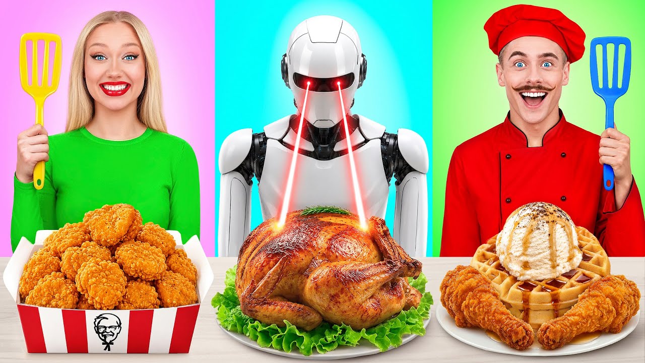 Cooking Challenge with a Robot | Tasty Kitchen Hacks by Multi DO Challenge Cooking Challenge with a Robot | Tasty Kitchen Hacks by Multi DO Challenge