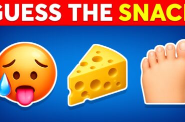 Guess The SNACK & JUNK FOOD By The Emoji 🍟🥨 Ultimate Emoji Quiz Challenge