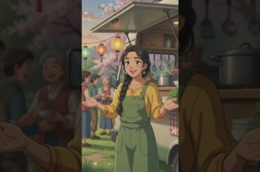 The Wandering Kitchen Van 🚐🍲| Cozy Ghibli Style Travel & Cooking Adventure | Relaxing ASMR Animation