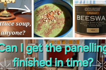 Decorating the Dining Room: pt 2 - panelling for free out of scraps - VLOG