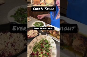 Chef’s Table | Monday nights 7:30pm Learn to cook like a chef! #creatorsearchinsights