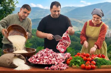 Cooking A Grand Lamb Feast In The City of Shusha!
