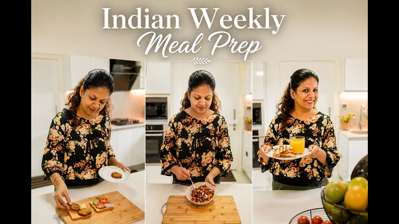 Indian Weekly Meal Prep | Save Time, Cook Faster All Week Indian Weekly Meal Prep | Save Time, Cook Faster All Week