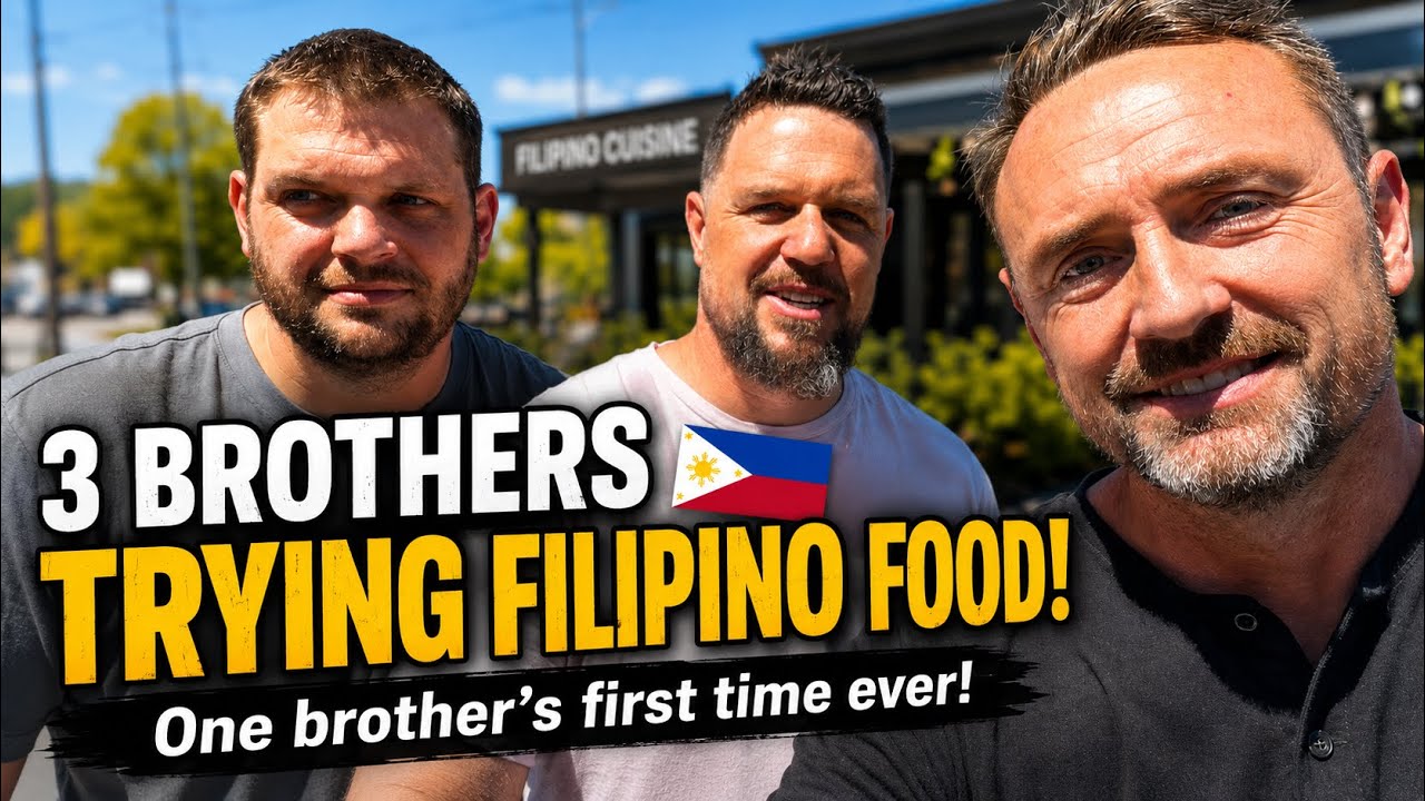 Three Brothers Try Filipino Food! One Brother’s First Time Ever! Three Brothers Try Filipino Food! One Brother’s First Time Ever!