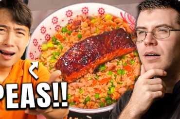 Pro Chef Reacts To... Uncle Roger and Gordon Ramsay Teriyaki Fried Rice