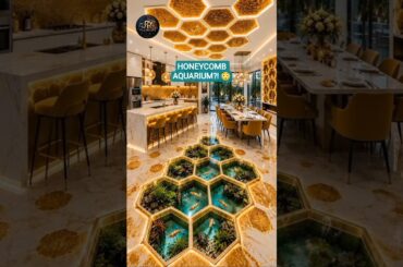 I Created an Unreal Aquarium Floor for My Kitchen & Dining! ✨😳 #Shorts