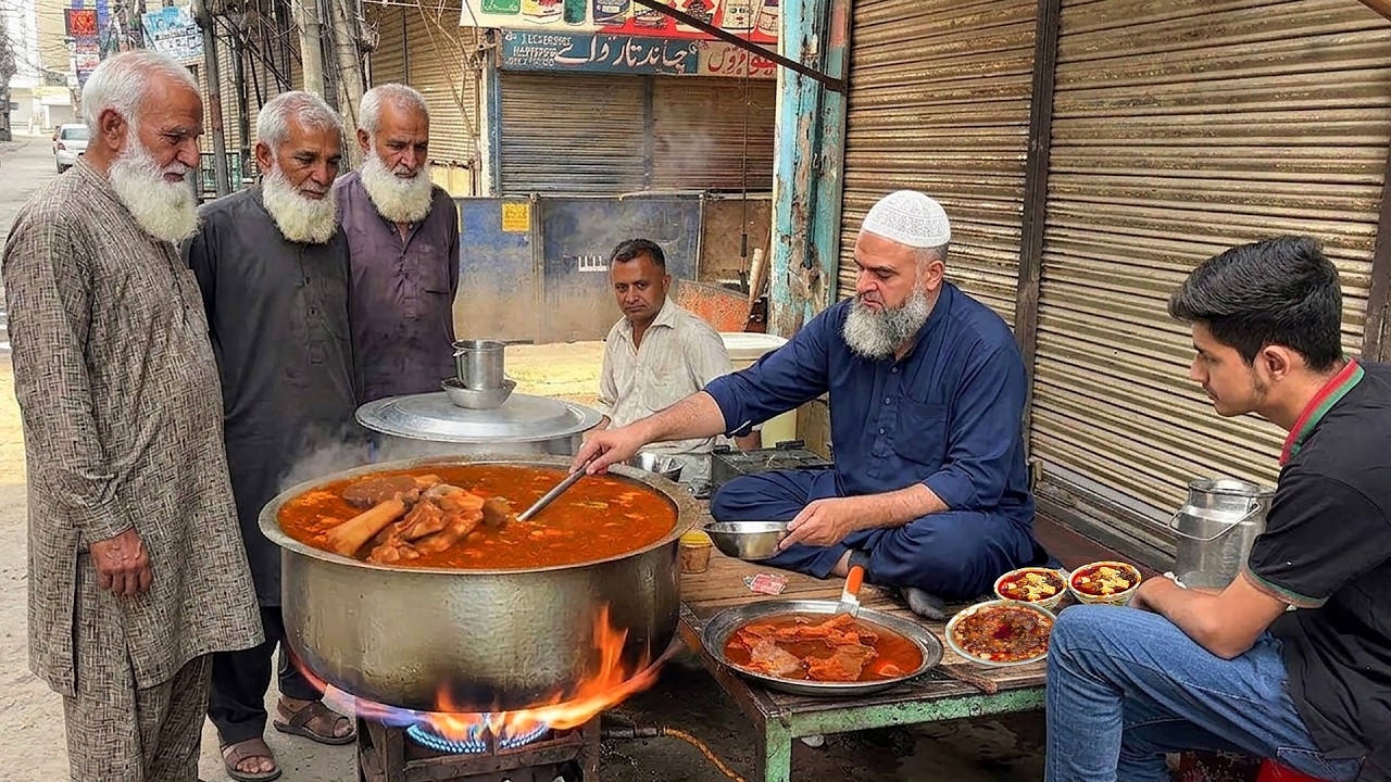 50 YEARS Old Lahori Breakfast | LAHORE Best Street Food MUTTON PAYE NASHTA | Street Food Pakistan 50 YEARS Old Lahori Breakfast | LAHORE Best Street Food MUTTON PAYE NASHTA | Street Food Pakistan