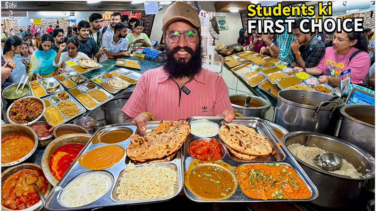 Students ki FAVORITE Thali 😍 Punjabi University ka Canteen Dhaba | Street Food India Students ki FAVORITE Thali 😍 Punjabi University ka Canteen Dhaba | Street Food India