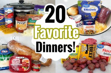 20 of the BEST Quick & EASY Recipes | Simple Family Dinner Ideas | Julia Pacheco