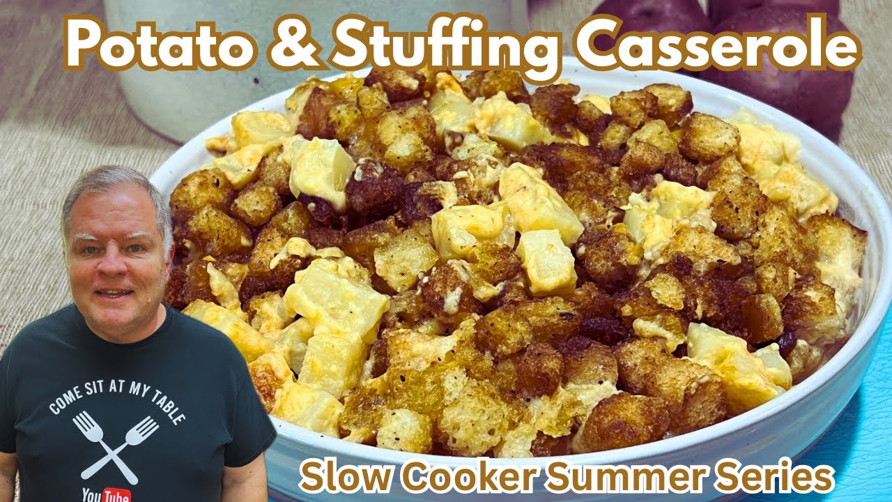 Potato & Stuffing Casserole – Slow Cooker Summer Series – A Hearty Dish You’re Going to Love! Potato & Stuffing Casserole - Slow Cooker Summer Series - A Hearty Dish You’re Going to Love!