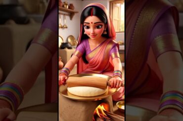 Indian Village Doll Makes Kaju Katli from Scratch 😍 | Mini Cooking ASMR | Satisfying 3D Animation