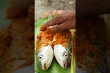 Fish fry || Fish Fry Banana leaf #shorts #cooking #food #vairalvideo