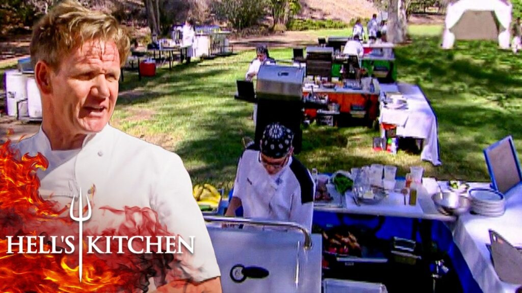 Chef Ramsay Challenges the Top Five to Feed 40 Hungry Glampers | Hell’s Kitchen