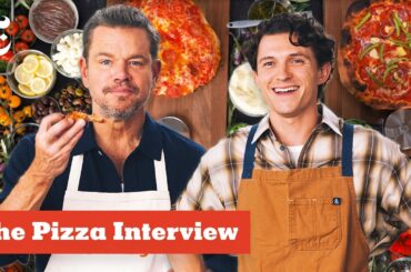 Matt Damon and Tom Holland: The Pizza Interview | NYT Cooking