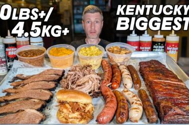 BIGGEST BBQ CHALLENGE IN KENTUCKY PROS STRUGGLED TO FINISH!