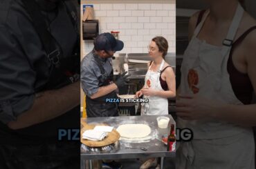 Do this when pizza sticks to the table