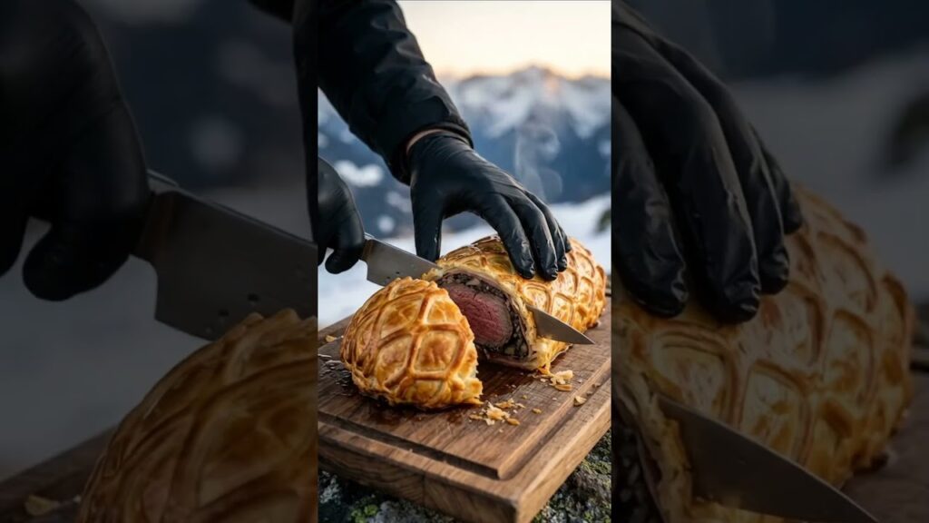 Beef Wellington on Mount Everest ASMR | Hyperrealistic Chef’s Table Cooking Ritual