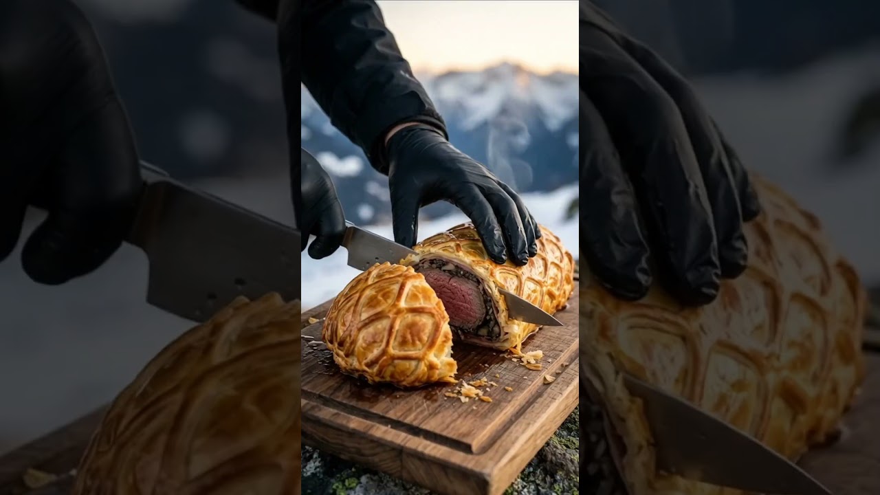 Beef Wellington on Mount Everest ASMR | Hyperrealistic Chef’s Table Cooking Ritual Beef Wellington on Mount Everest ASMR | Hyperrealistic Chef's Table Cooking Ritual