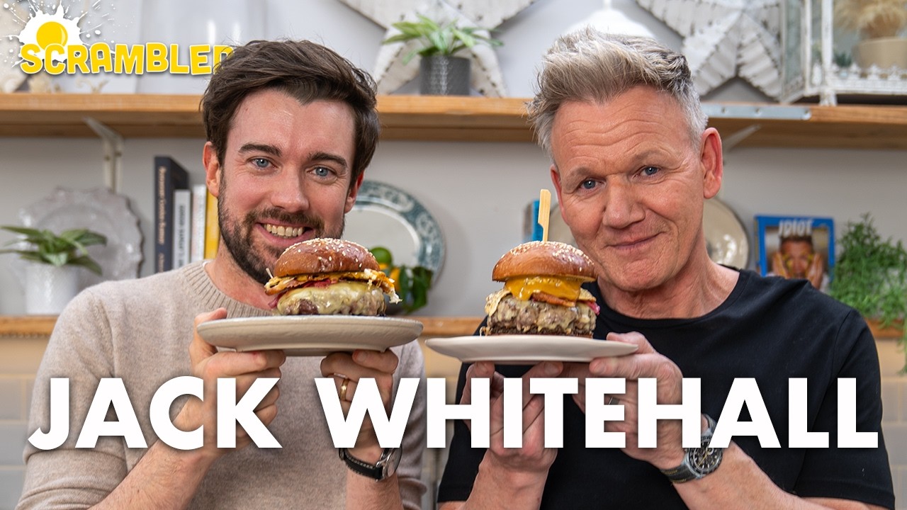 Gordon Ramsay Makes A Wellington Burger While Jack Whitehall Roasts Him Gordon Ramsay Makes A Wellington Burger While Jack Whitehall Roasts Him