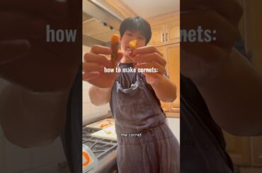 how to make cornets! #shorts #chef #finedining #skills #michelin #tips #learn #cooking