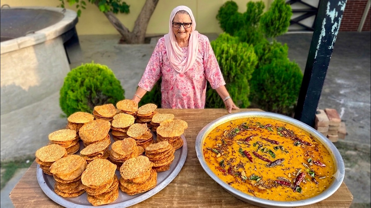 Dal Pakwan Prepared By Granny | सिंधी पकवान दाल |Dal Sandwich | Veg Village Food Dal Pakwan Prepared By Granny | सिंधी पकवान दाल |Dal Sandwich | Veg Village Food