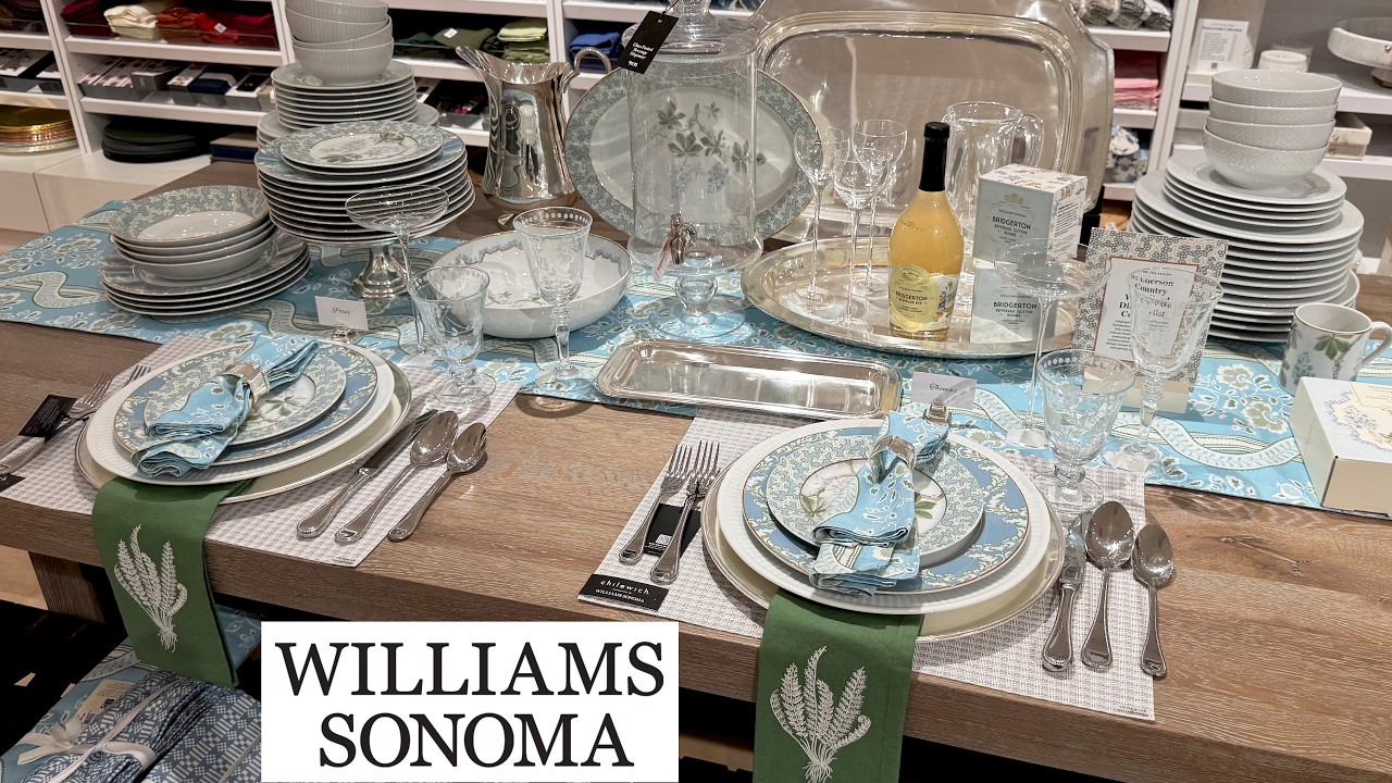 🩵 WILLIAMS SONOMA NEW ELEGANT TABLEWARE 💖 CLASSIC DINING, HOME DECOR & GIFT IDEAS 🩵 WILLIAMS SONOMA NEW ELEGANT TABLEWARE 💖 CLASSIC DINING, HOME DECOR & GIFT IDEAS
