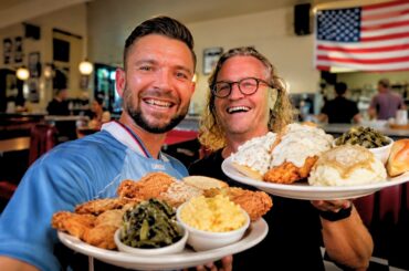Brits First Time Trying REAL Southern Food in Atlanta's Friendliest Diners! 🇺🇸