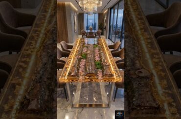 Luxury Sakura Forest Epoxy Dining Table 🌸✨ | The Most Beautiful Resin Table Transformation!#ytshorts