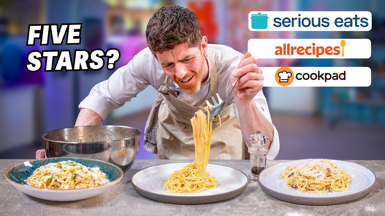 Are The Internet’s Most Popular Recipe Sites Any Good? – Carbonara Comparison | Sorted Food Are The Internet's Most Popular Recipe Sites Any Good? - Carbonara Comparison | Sorted Food