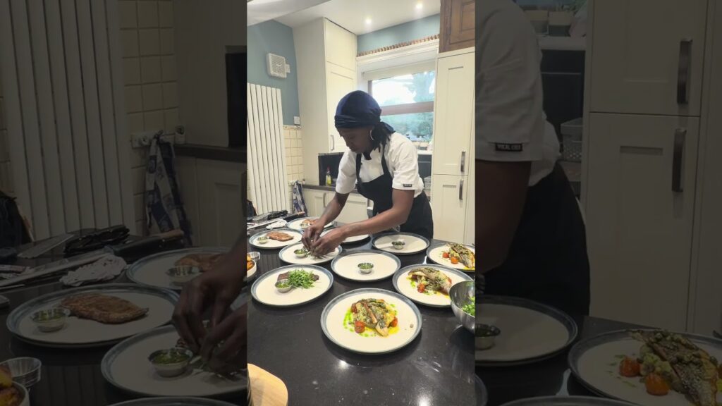 Private chef table for 10 👩🏾‍🍳 behind the scenes #food #privatechef